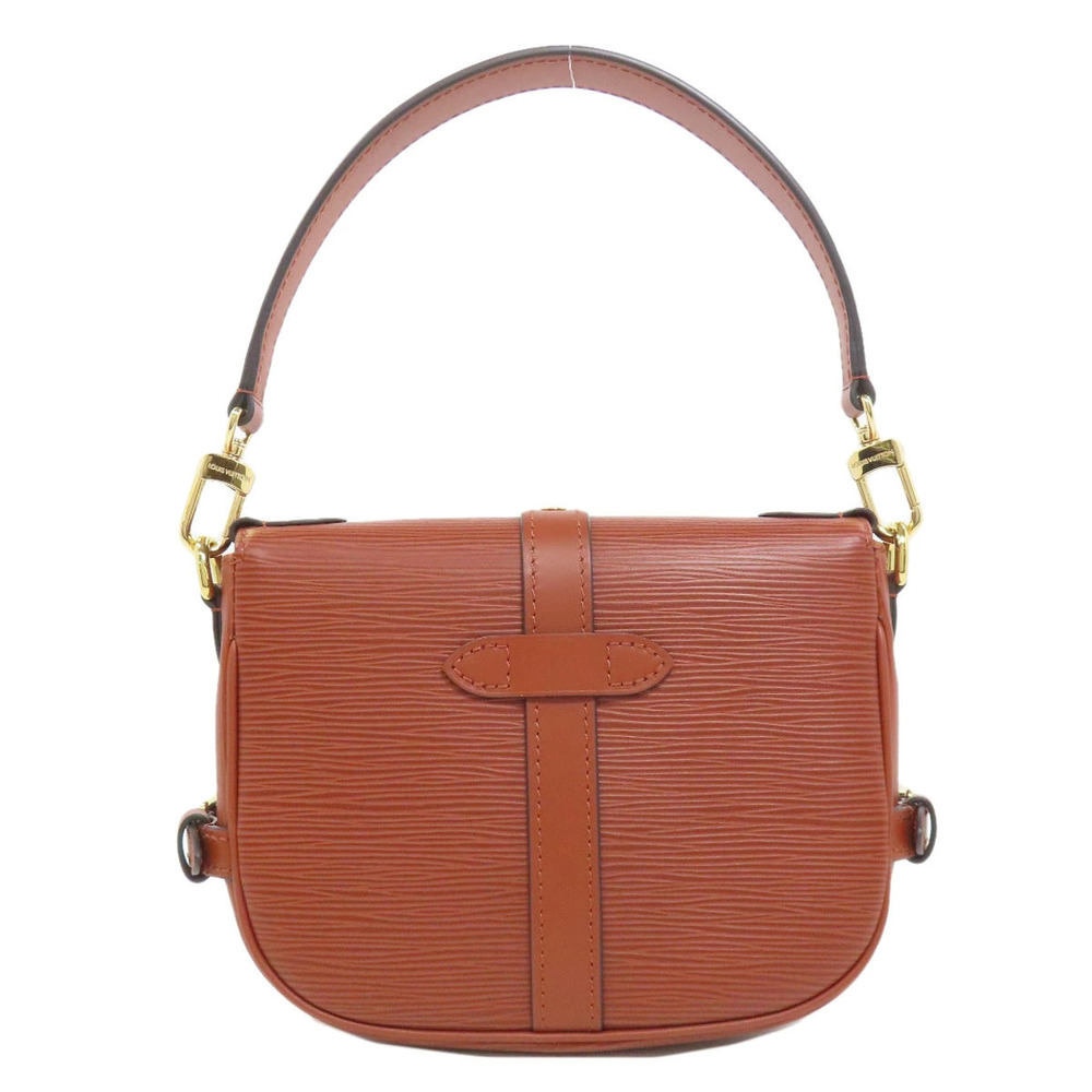Louis Vuitton Epi Saumur Leather Handbag Black